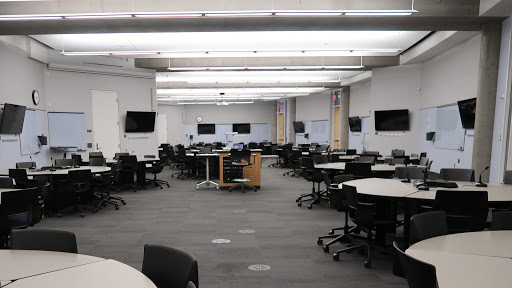 photo of active learning classroom in Bruininks Hall